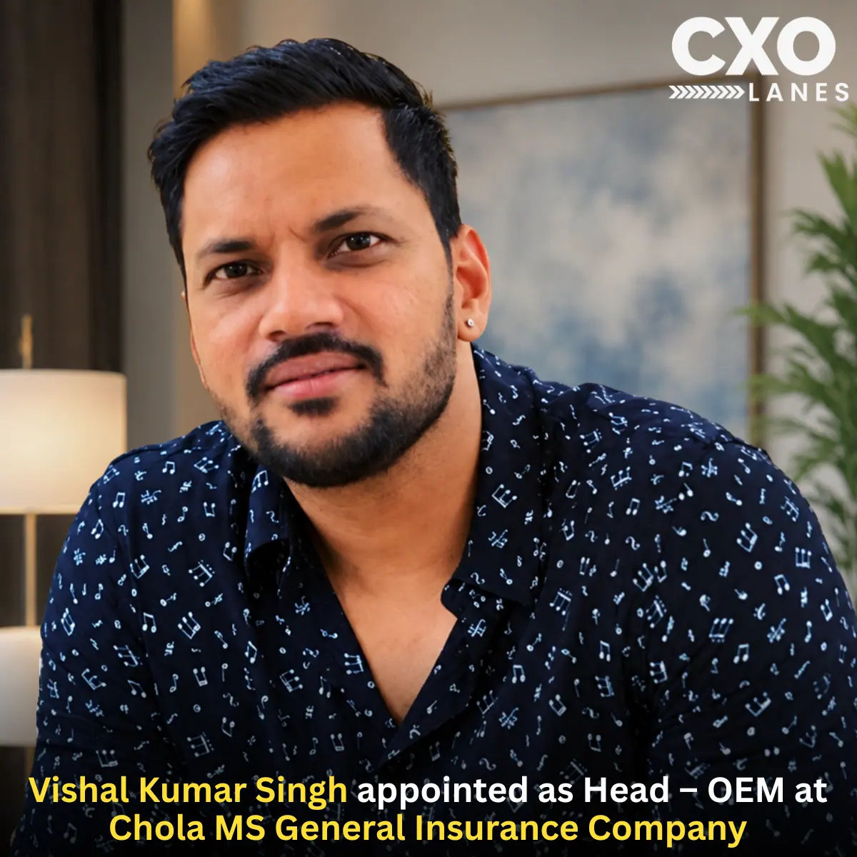 Vishal Kumar Singh Appointed as Head – OEM at Chola MS General Insurance Company