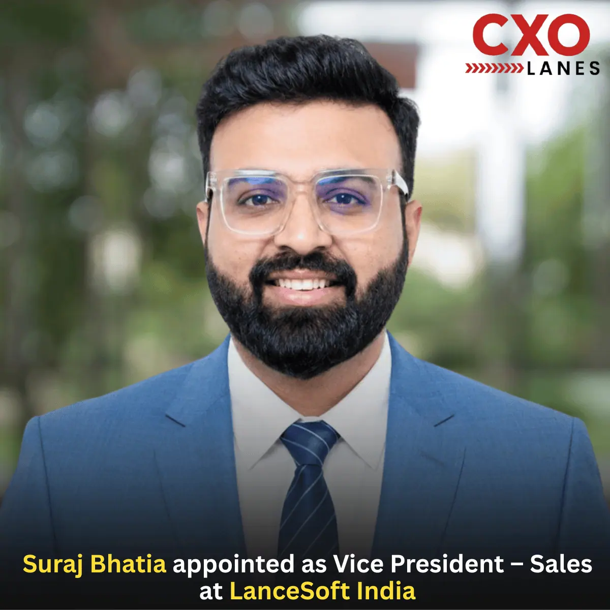 Suraj Bhatia Appointed as Vice President – Sales at LanceSoft India