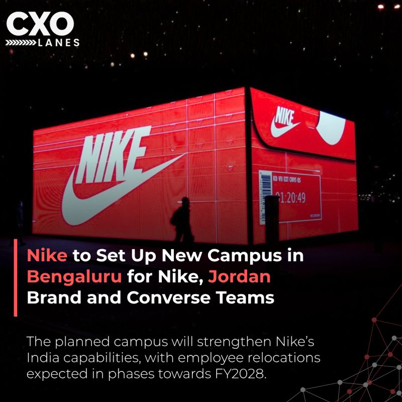 Nike is setting up a new campus in Bengaluru to bring together its Nike, Jordan Brand and Converse teams, with employee...