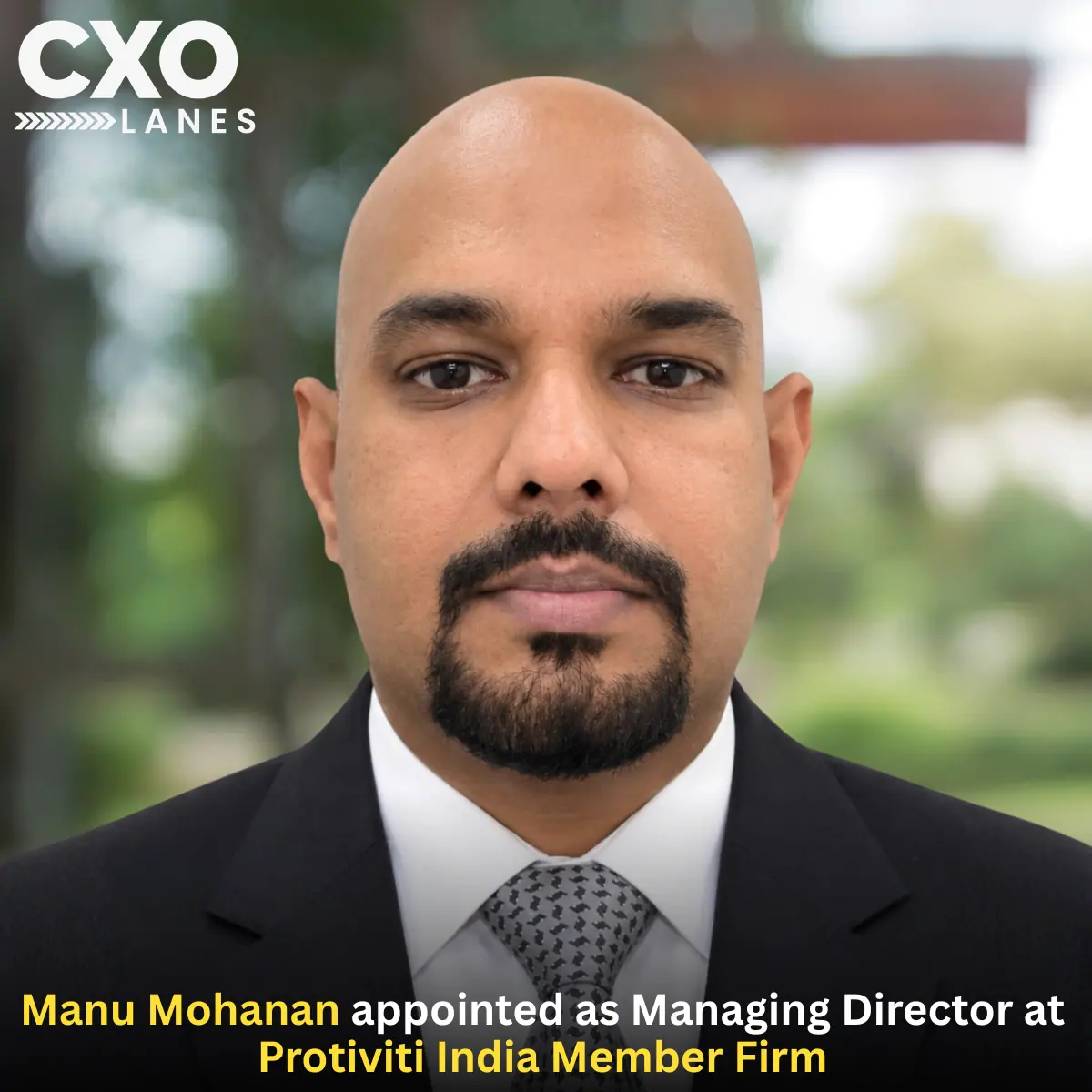 Manu Mohanan Appointed as Managing Director at Protiviti India Member Firm