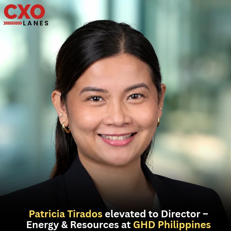 Patricia Tirados elevated as Director – Energy & Resources at GHD in the Philippines