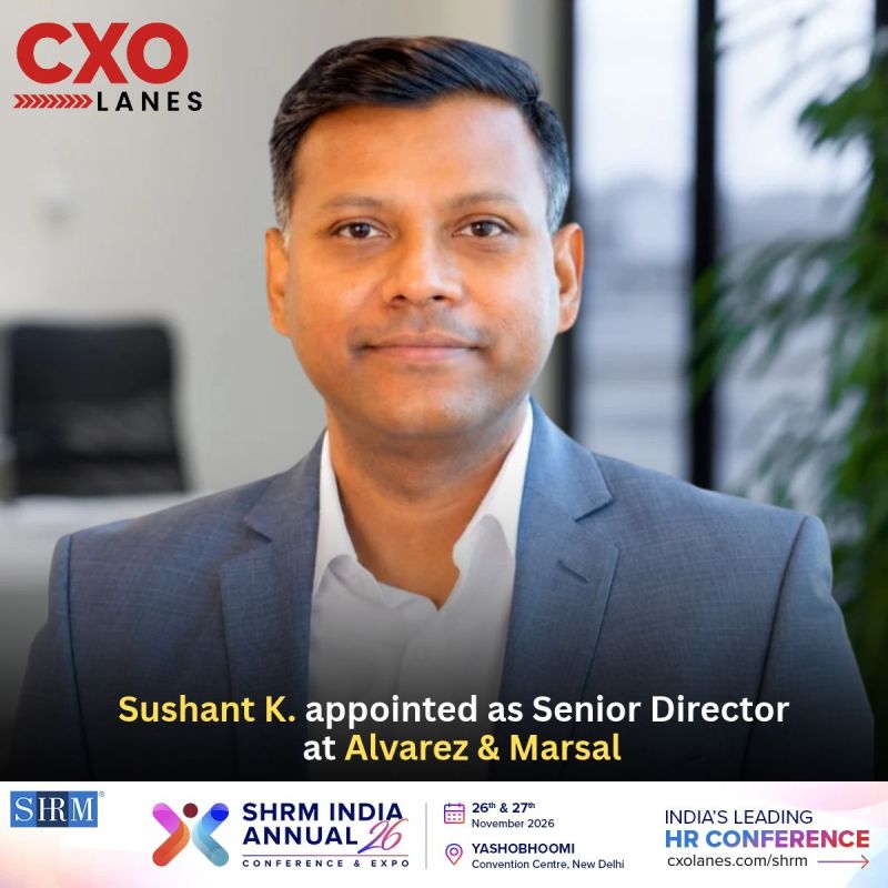 Sushant K. has been appointed as Senior Director in the Performance Improvement Practice, GCC team at Alvarez & Marsal...
