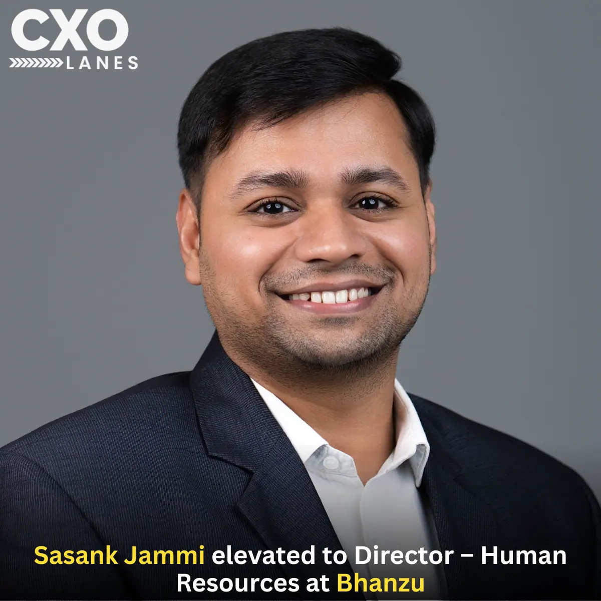Sasank Jammi Elevated to Director – Human Resources at Bhanzu