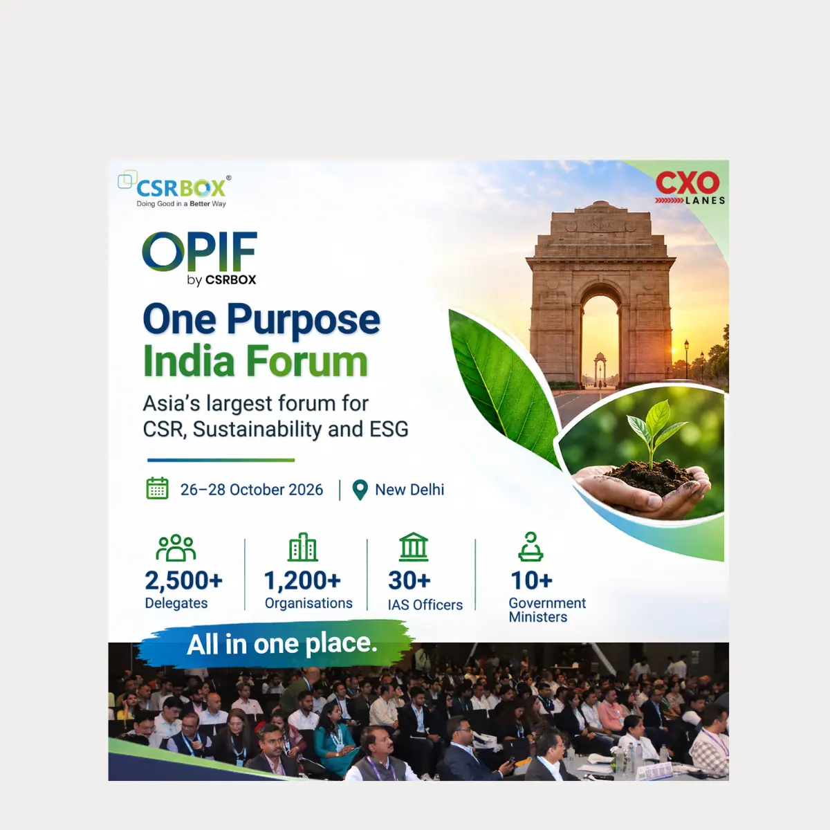 One Purpose India Forum 2026: Uniting Leaders for a Sustainable Future