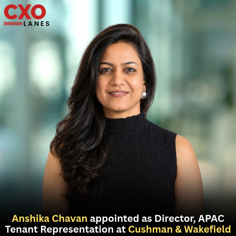 Anshika Chavan appointed as Director, APAC Tenant Representation at Cushman & Wakefield