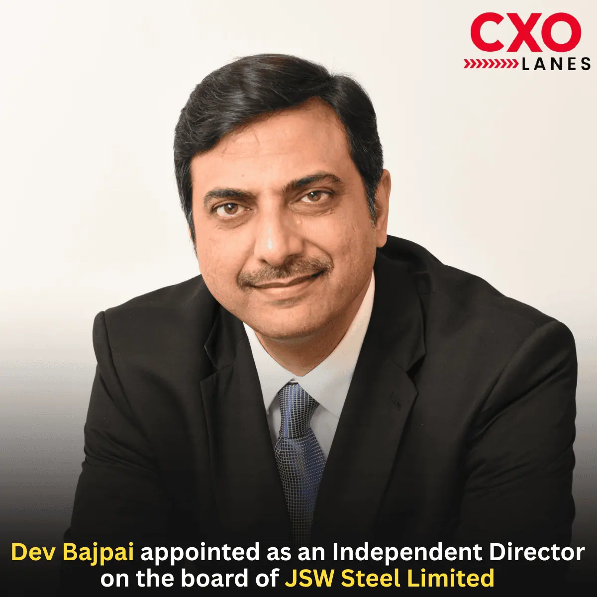 Dev Bajpai Appointed as Independent Director on the Board of JSW Steel Limited