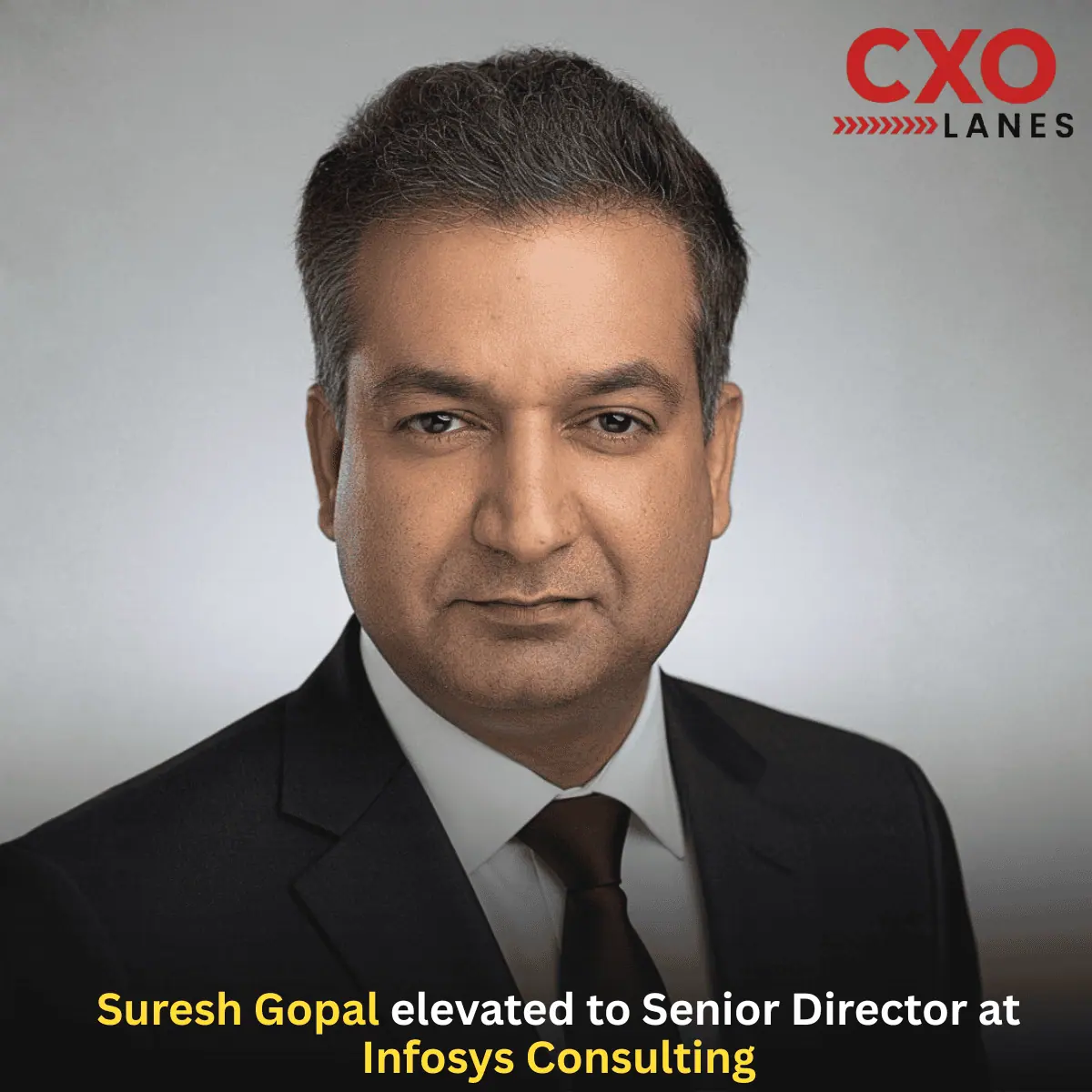 Suresh Gopal Elevated to Senior Director at Infosys Consulting