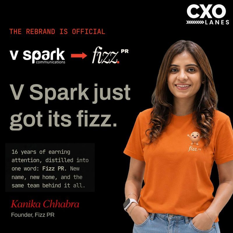 From V Spark to Fizz PR: A Rebrand for the Era of Founder-Led Brands