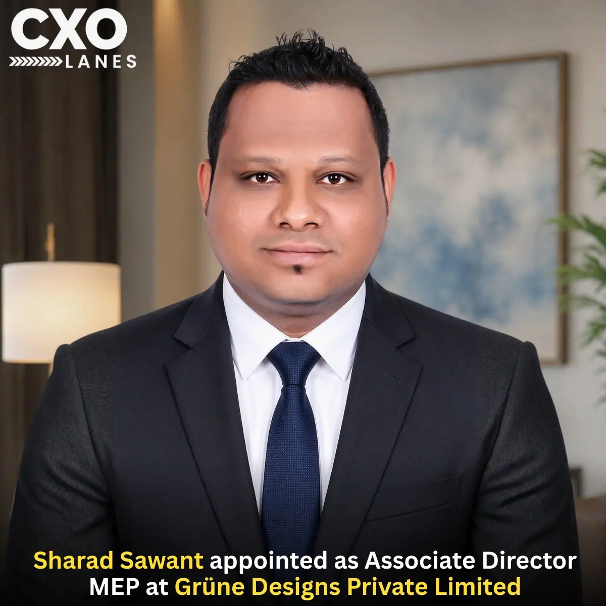 Sharad Sawant has been appointed as Associate Director – MEP at Grüne Designs Private Limited