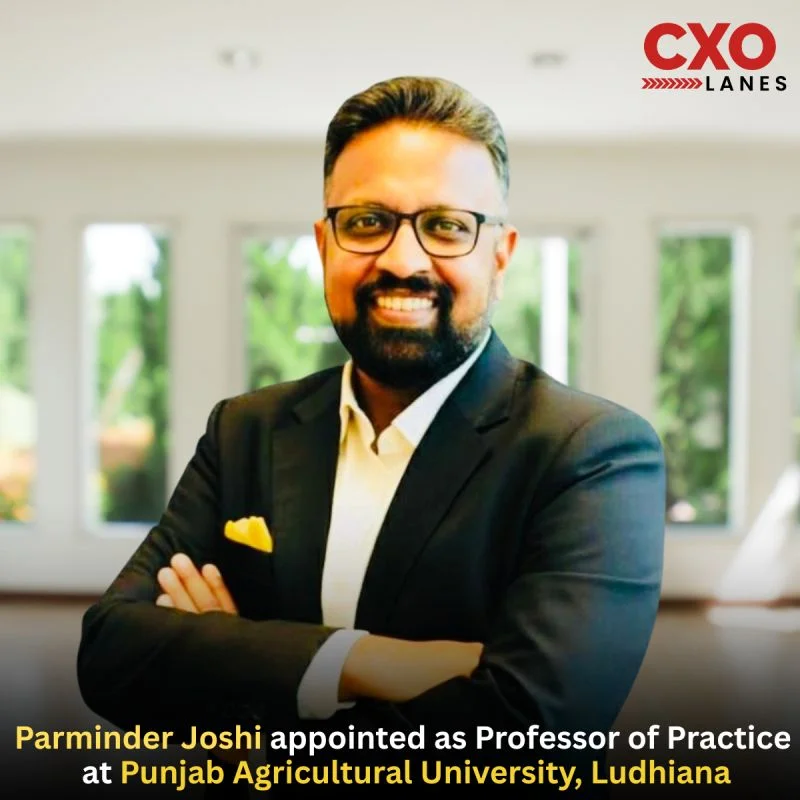 Parminder J. appointed as Professor of Practice in the Department of Food Science and Technology at Punjab Agricultural University (PAU)