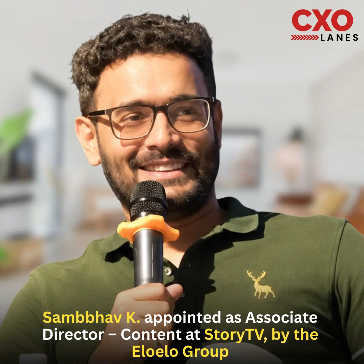 Sambbhav K. Appointed as Associate Director – Content at StoryTV