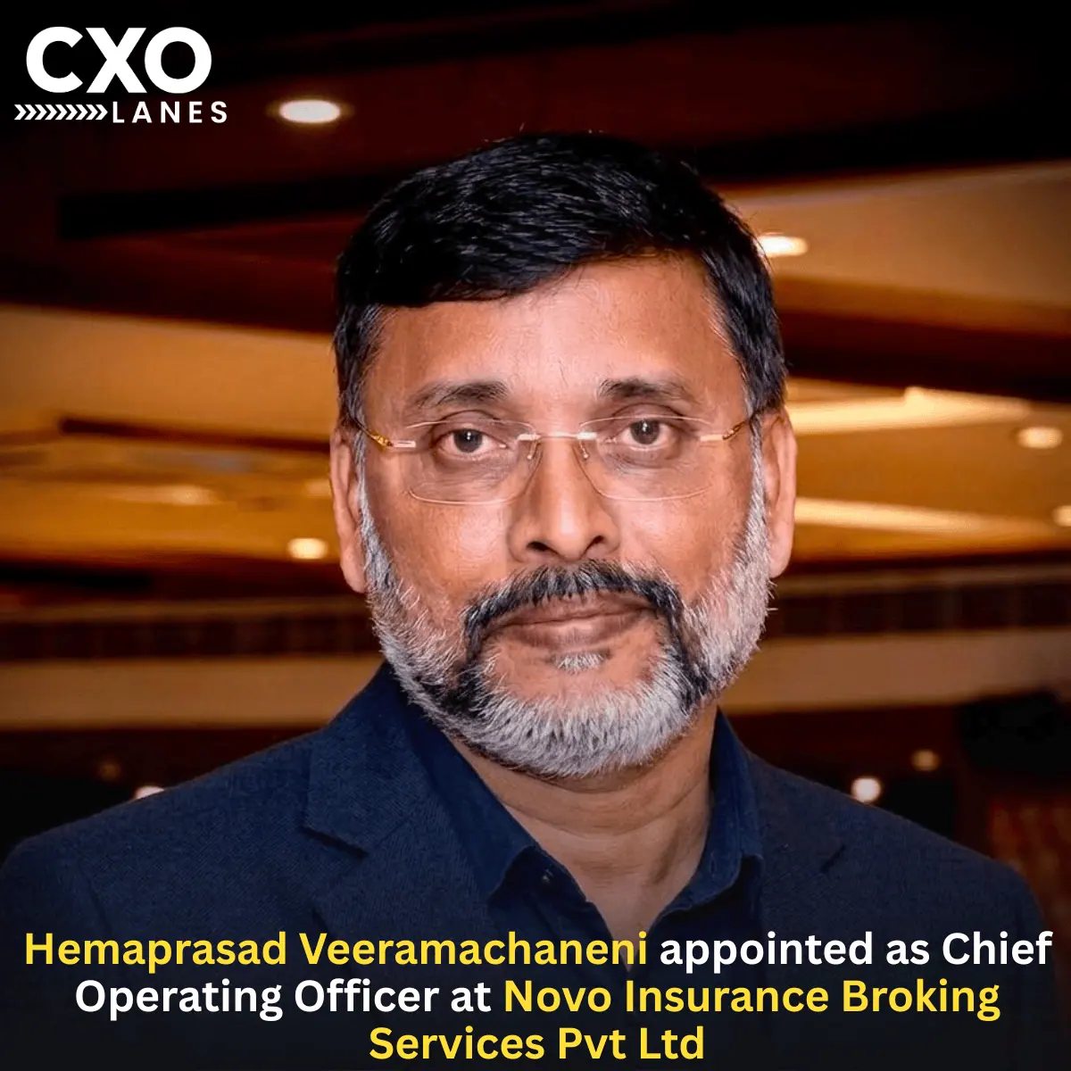 NOVO Appoints Hemaprasad Veeramachaneni as Chief Operating Officer to Drive Growth,Technology Excellence, and Operational Transformation