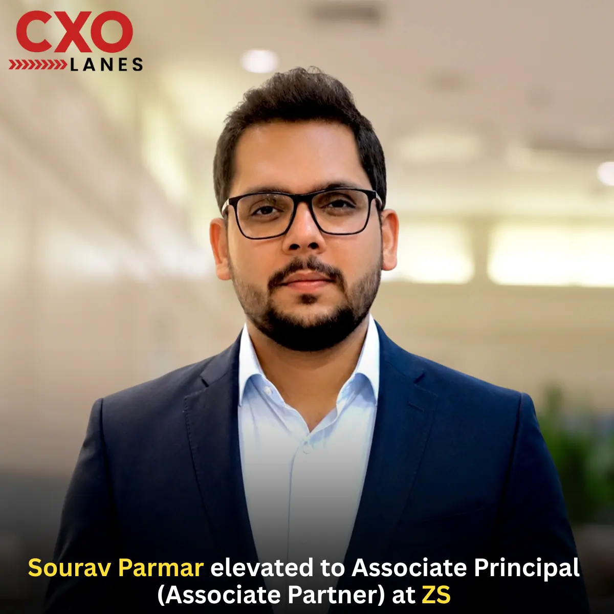 Sourav Parmar Elevated to Associate Principal (Associate Partner) at ZS