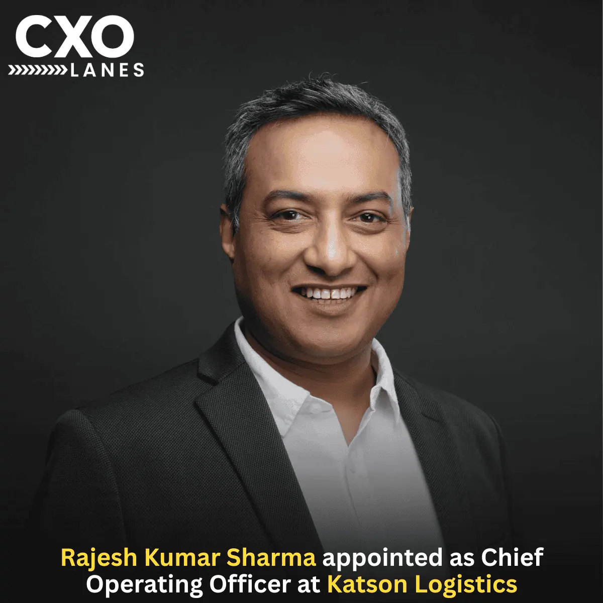 Rajesh Kumar Sharma Appointed as Chief Operating Officer at Katson Logistics