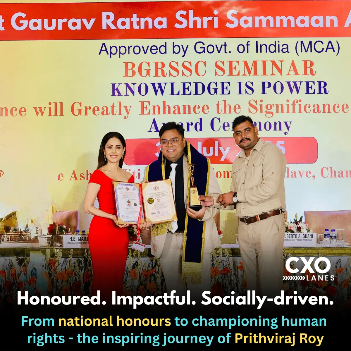 Prithviraj Roy Honoured with Prestigious Awards for Pioneering Marketing Excellence and Social Leadership