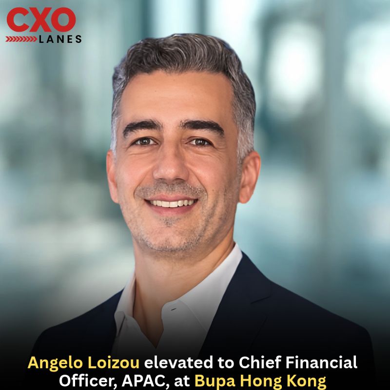 Angelo Loizou elevated as Chief Financial Officer, APAC at Bupa Hong Kong