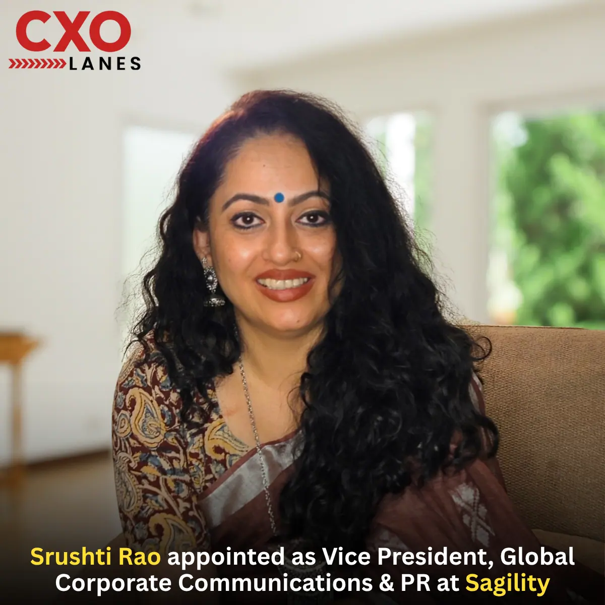 Srushti Rao Appointed as Vice President, Global Corporate Communications & PR at Sagility