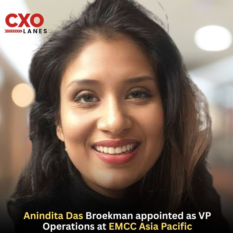 Anindita Das Broekman appointed as VP Operations at EMCC Global, Asia Pacific