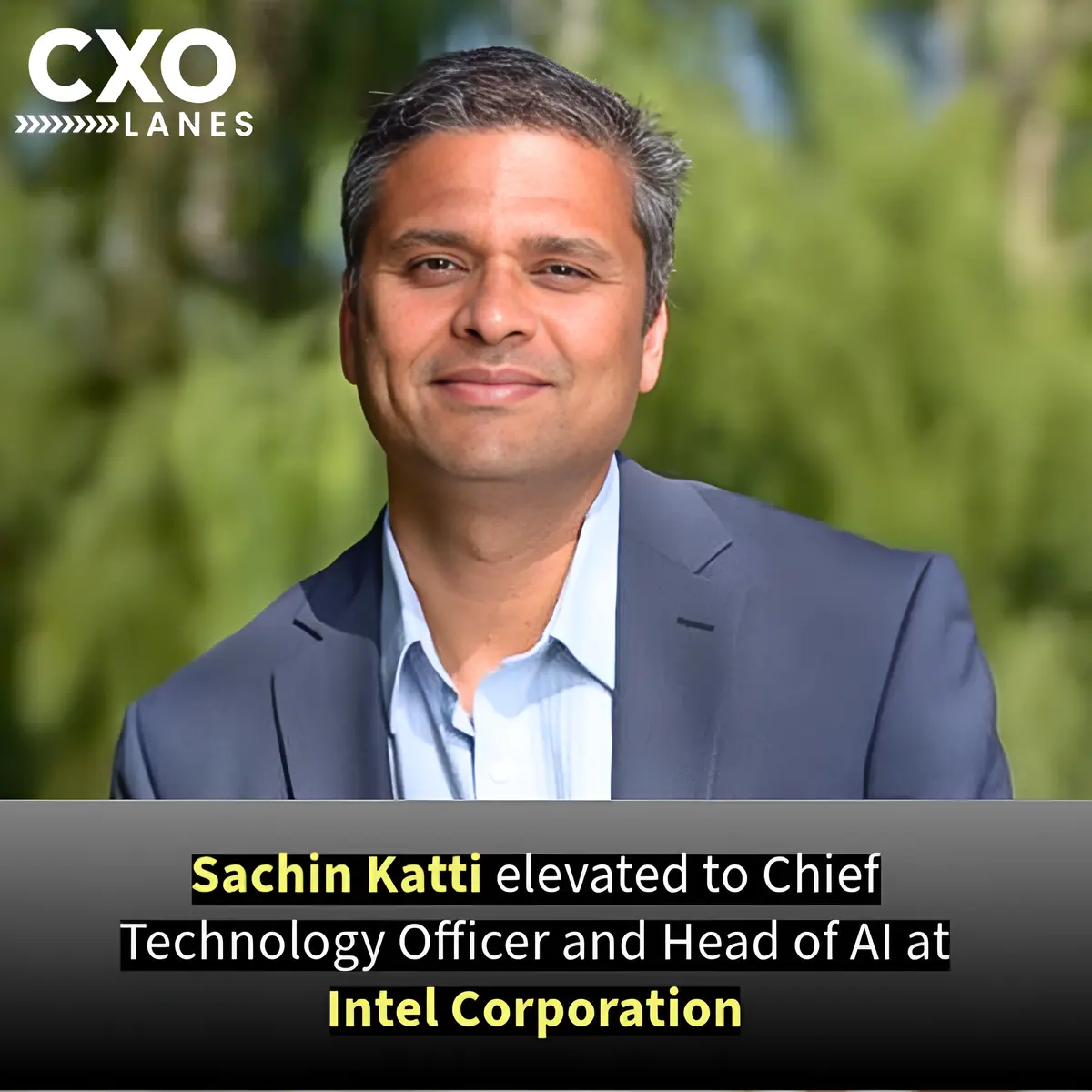 Sachin Katti Elevated to Chief Technology Officer and Head of AI at Intel Corporation