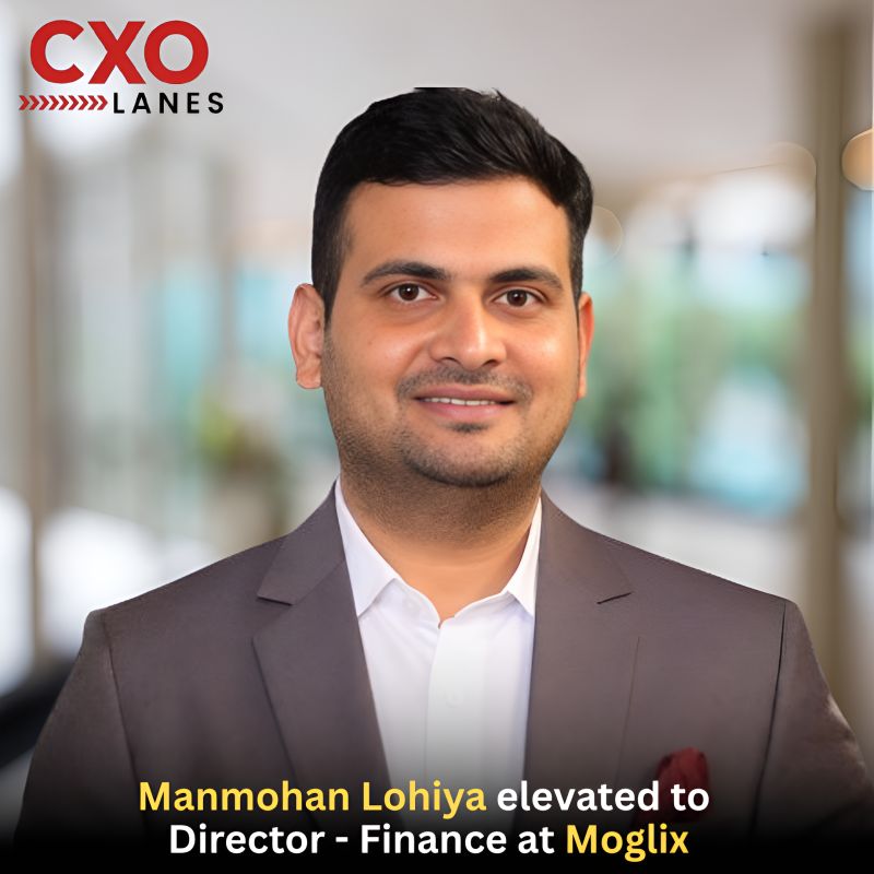 Manmohan Lohiya has been elevated to Director - Finance at Moglix. In his new role, he will lead the company’s finance strategy, financial p