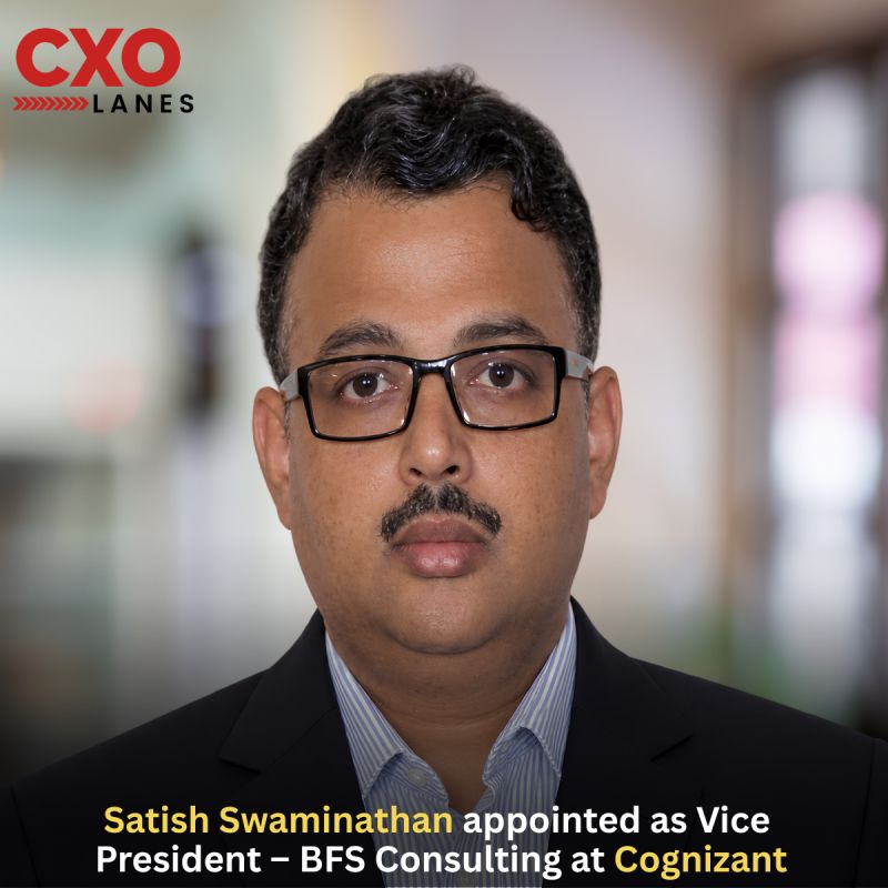 Satish Swaminathan has been appointed as Vice President – BFS Consulting at Cognizant, taking on a strategic leadership role focused on