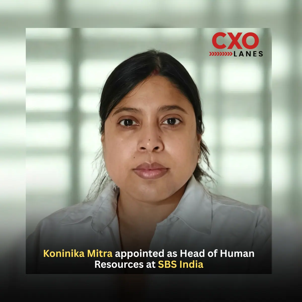 Koninika Mitra Appointed as Head of Human Resources at SBS India