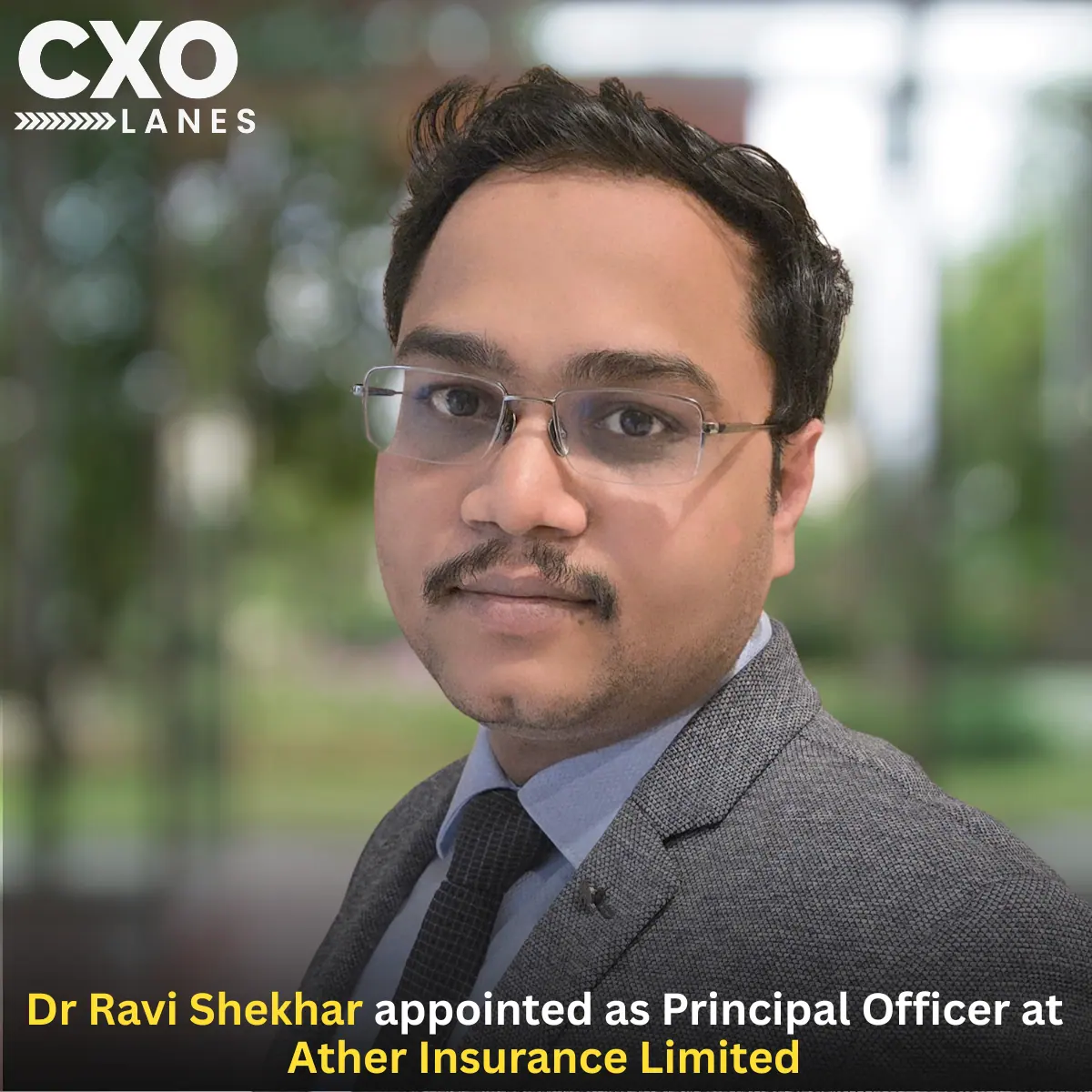 Dr. Ravi Shekhar Appointed as Principal Officer at Ather Insurance Limited