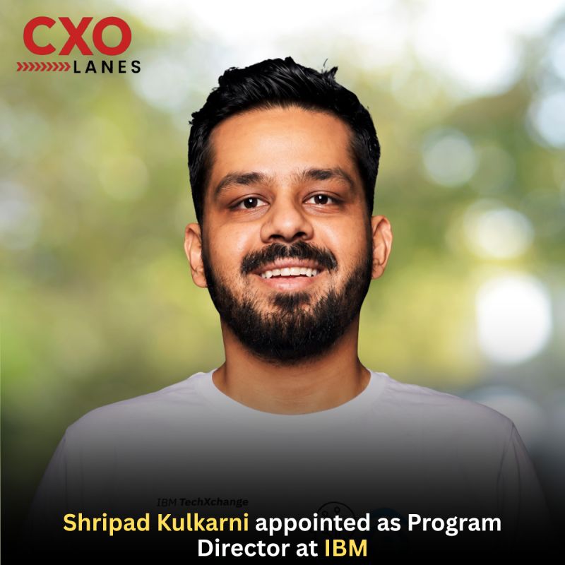 Shripad (Shri) Sonavnay Kulkarni has been appointed as Program Director at IBM. With over 7 years of experience at IBM spanning product mana