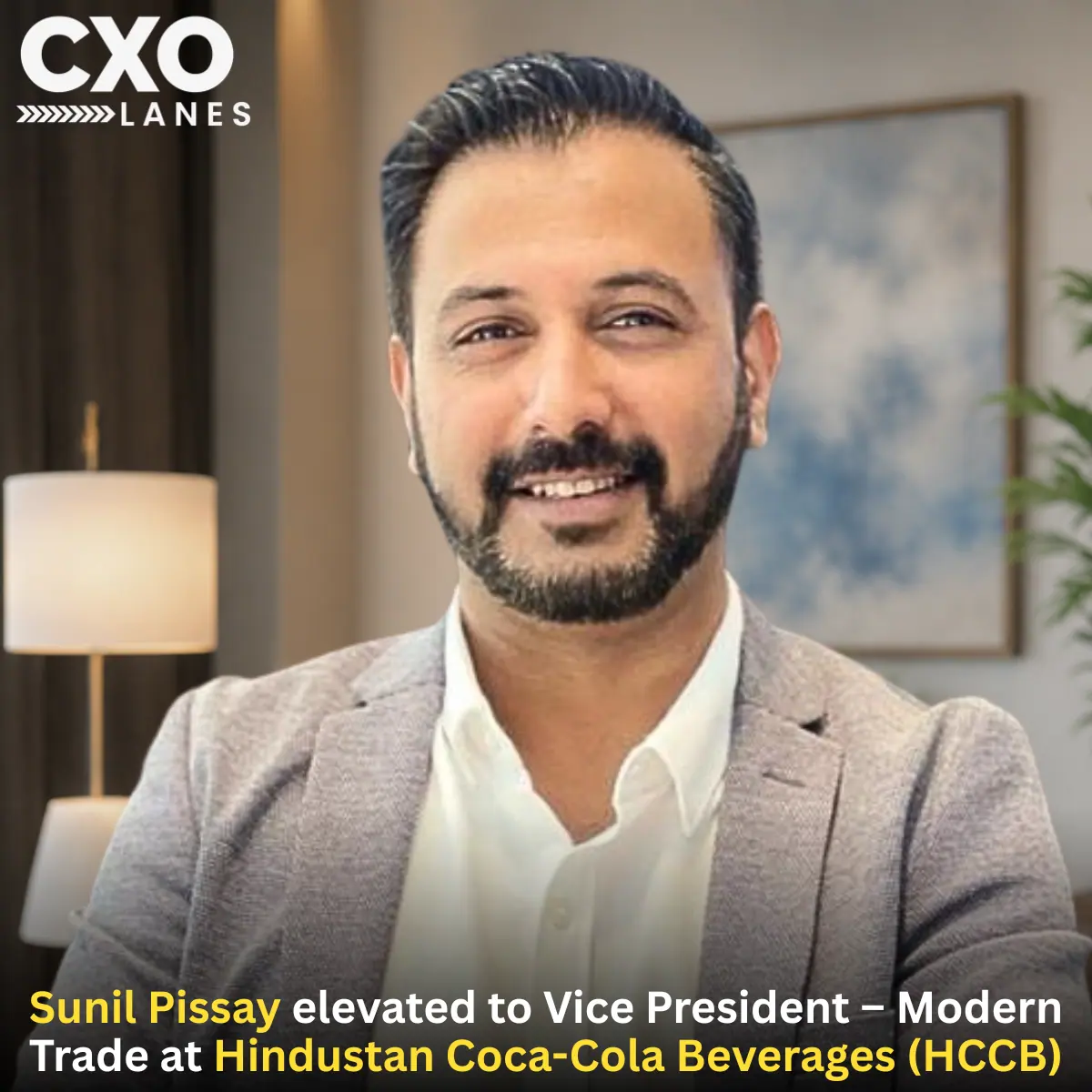 Sunil Pissay Elevated to Vice President – Modern Trade at Hindustan Coca-Cola Beverages