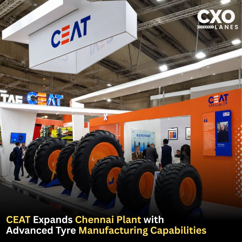 CEAT Limited has expanded its Chennai manufacturing facility to strengthen production across passenger car, SUV, commercial vehicle and