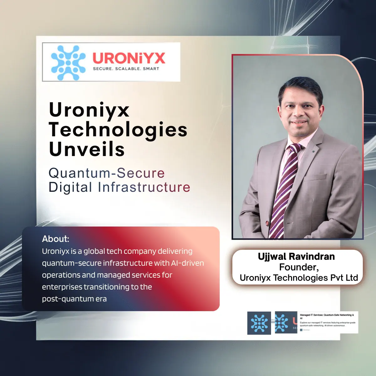 Uroniyx Technologies Launches Quantum-Secure Digital Infrastructure Services