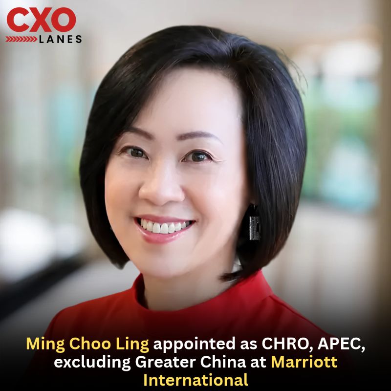 Ming Choo Ling appointed as CHRO, APEC, excluding Greater China at Marriott International