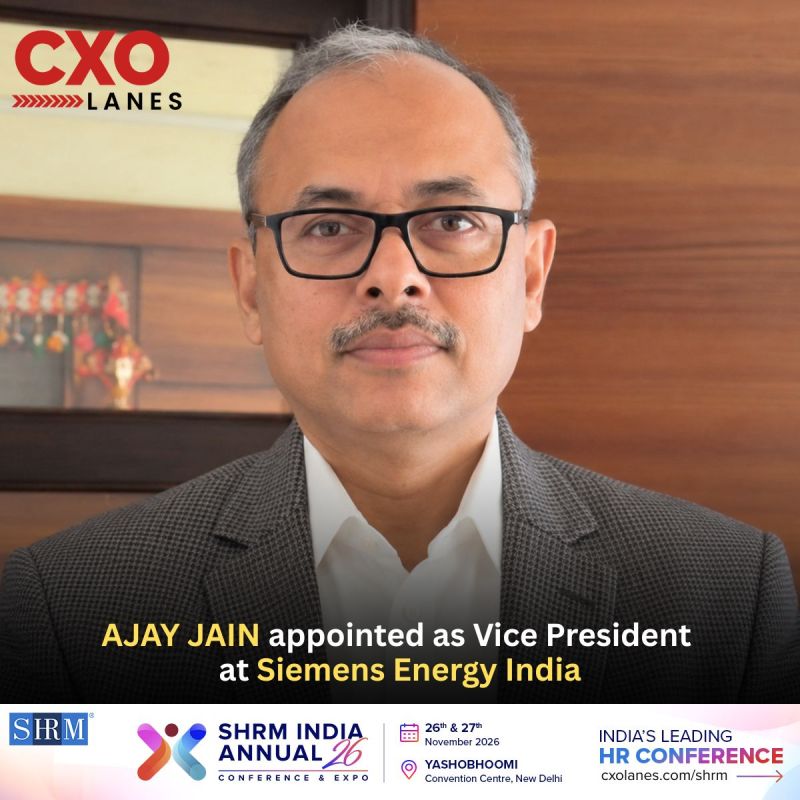 AJAY JAIN has been appointed as Vice President at Siemens Energy India Limited, effective October 2026. In his new role, he...