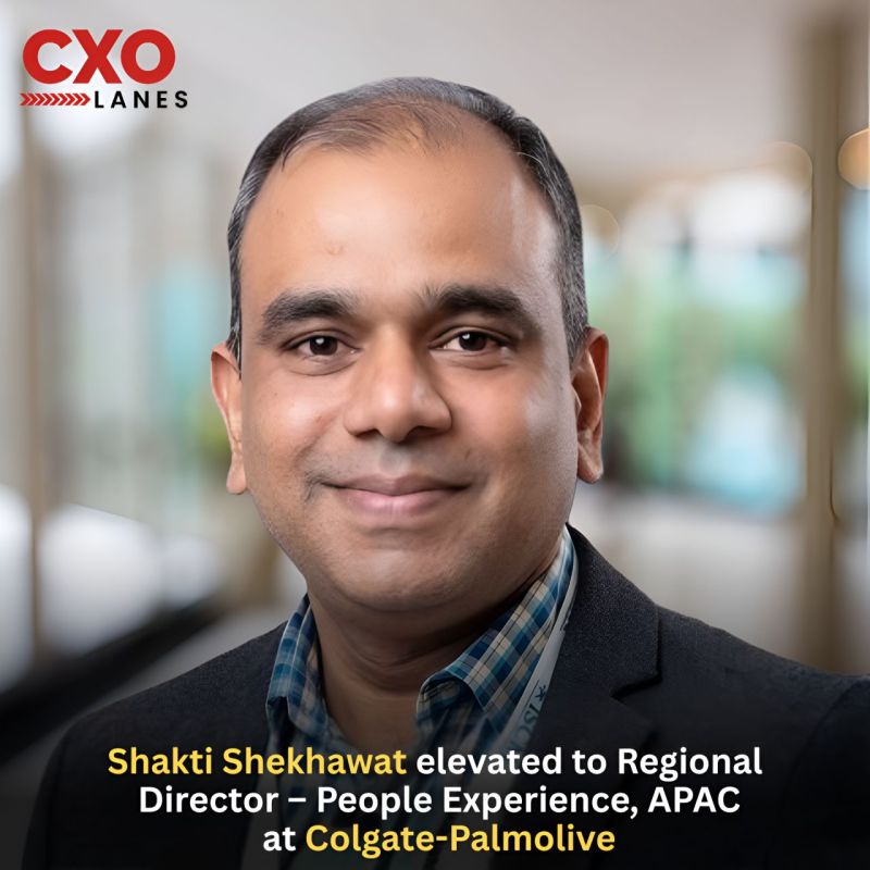 Shakti Shekhawat appointed as Regional Director, People Experience APAC at Colgate-Palmolive, based in Hong Kong