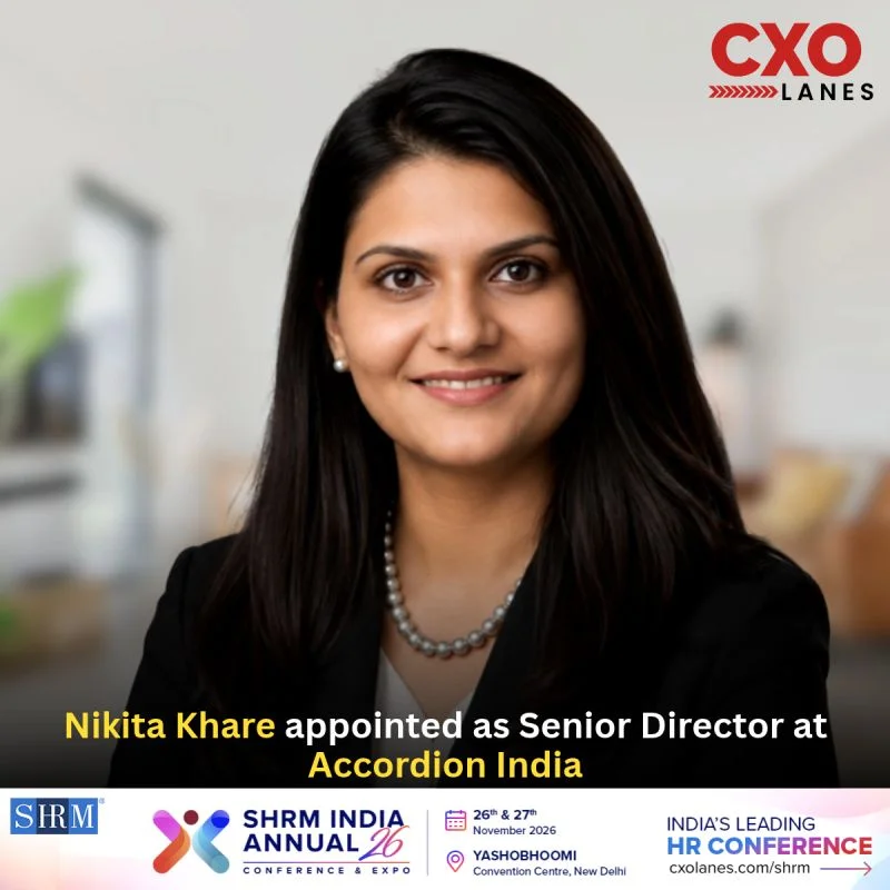 Nikita Khare appointed as Senior Director at Accordion India