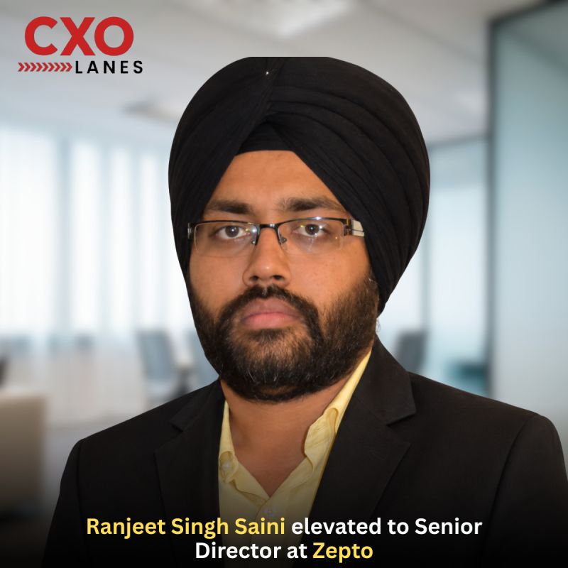 Ranjeet Singh Saini (CIPP/CIPM) elevated to Senior Director at Zepto, recognizing his outstanding contributions to packaging innovation, str