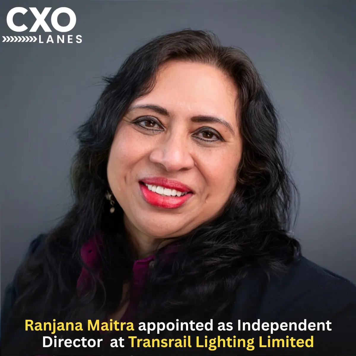 Ranjana Maitra Appointed as Independent Director at Transrail Lighting Limited