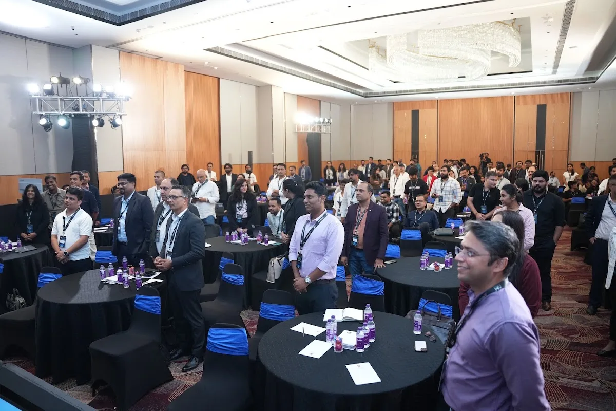 A packed audience of professionals at AIM Summit Bengaluru