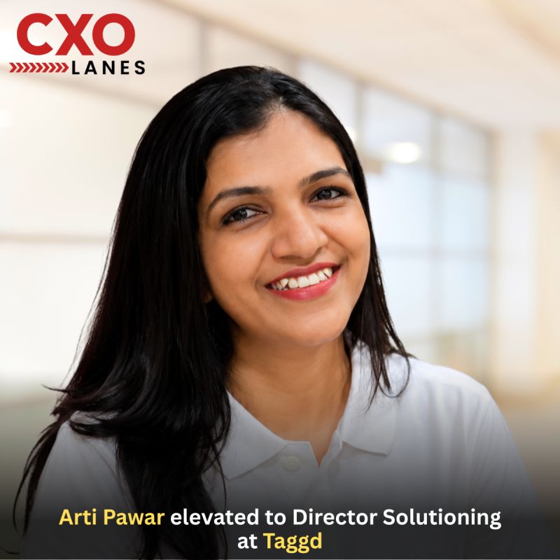 Arti Pawar elevated to Director Solutioning at Taggd, marking a significant milestone in her decade-long journey with the organization. In h