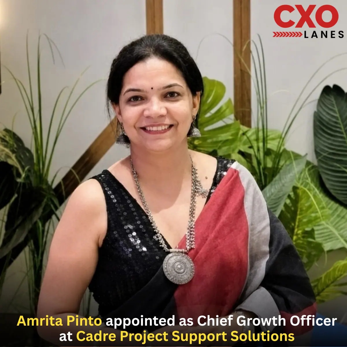 Amrita Pinto Appointed as Chief Growth Officer at Cadre Project Support Solutions