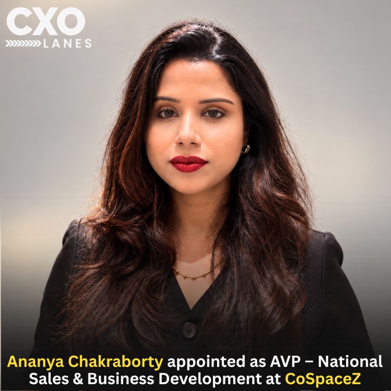 Ananya Chakraborty has been appointed AVP – National Sales & Business Development at Cospacez, where she will lead national...
