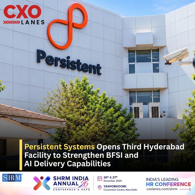 Persistent Systems has opened its third facility in Hyderabad at Phoenix Equinox, Gachibowli, to support technology...