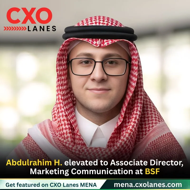 Abdulrahim H. elevated to Associate Director, Marketing Communication at BSF