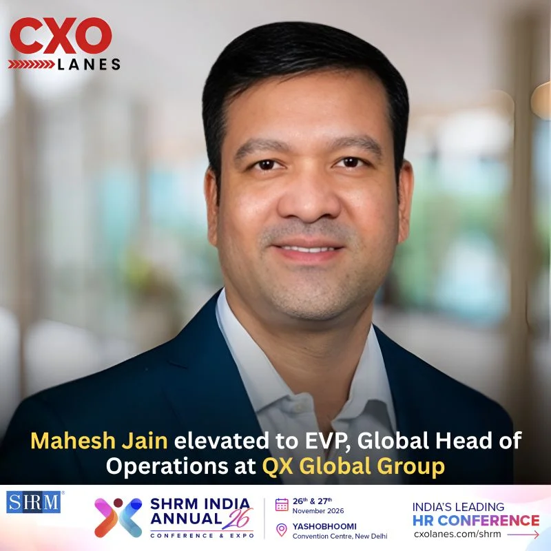 Mahesh Jain elevated to Executive Vice President, Global Head of Operations at QX Global Group