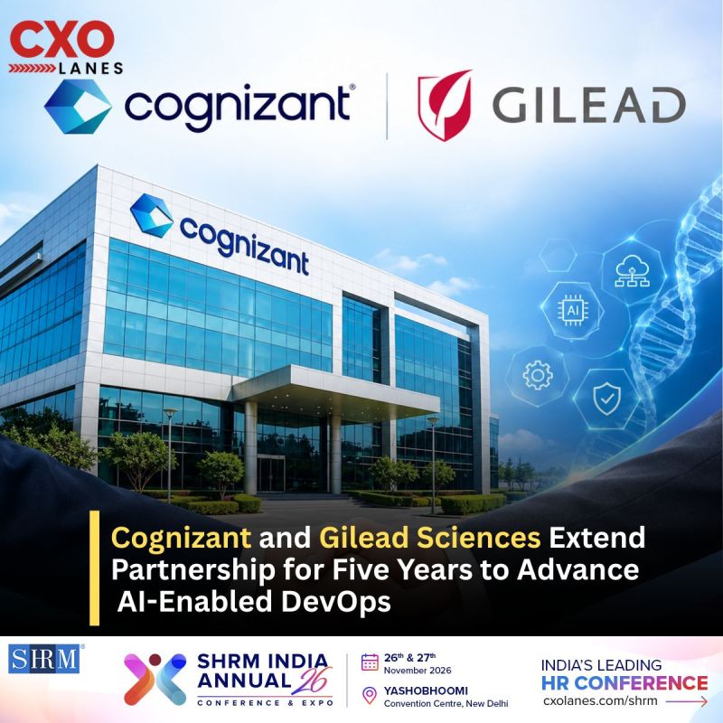 Cognizant and Gilead Sciences have extended their partnership for another five years, with an i