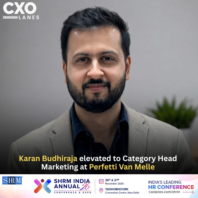 Karan Budhiraja has been elevated to Category Head Marketing at Perfetti Van Melle . With over