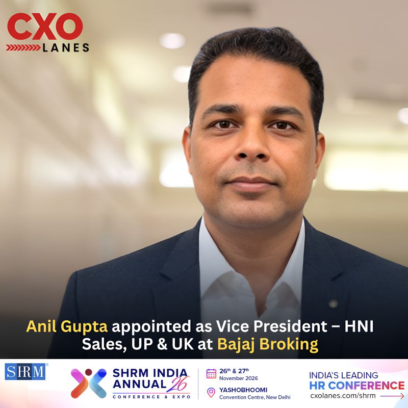 Anil Gupta has been appointed as Vice President – HNI Sales, UP & UK at Bajaj Broking, taking on a leadership role focused...