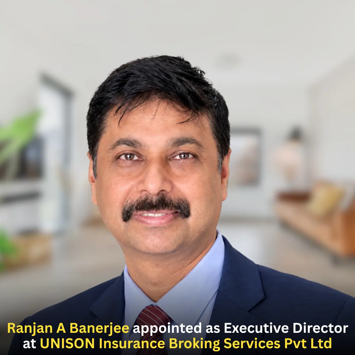 Ranjan A Banerjee Appointed as Executive Director at UNISON Insurance Broking Services