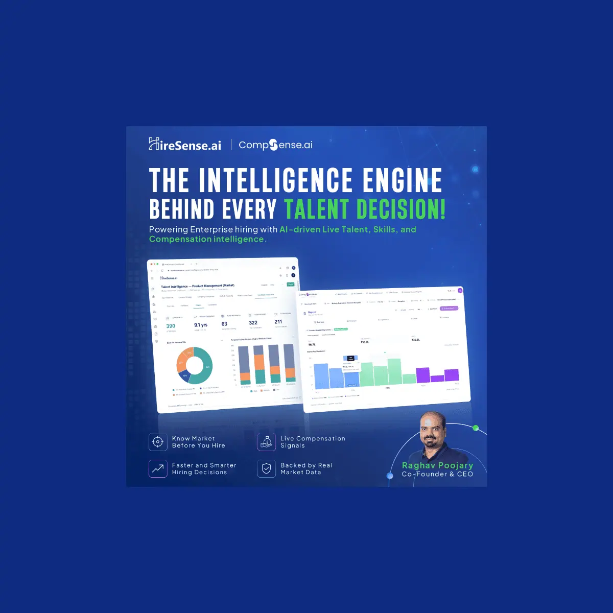 The Intelligence Layer Behind Enterprise Talent Decisions: Introducing HireSense.ai & CompSense.ai
