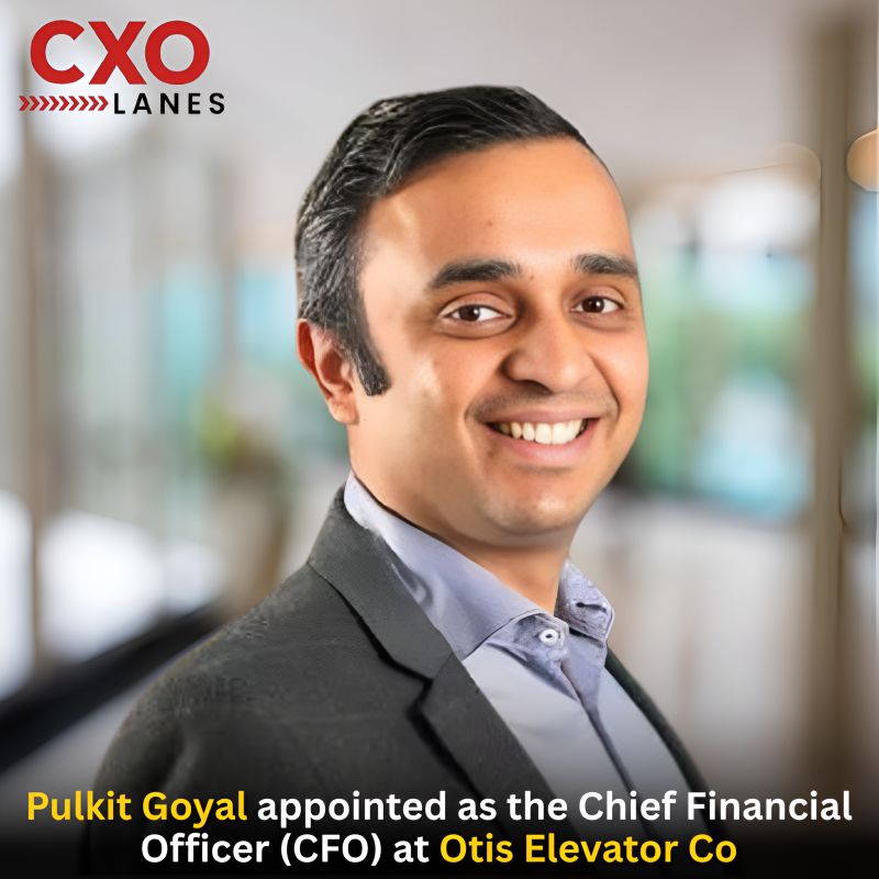 Pulkit Goyal has been appointed as the Chief Financial Officer (CFO) of Otis Elevator Co. In his new role, he will lead the company’s financ